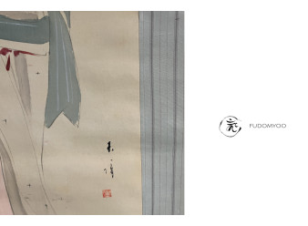 Kakemono Paint Japanese women  Kimono