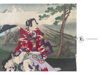 soga brother revenge ukiyoe mt fuji Chikanobu Toyohora