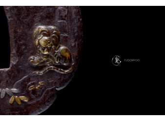 tigre tsuba wakizashi