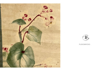 Kakemono Plant morning glory Japanese