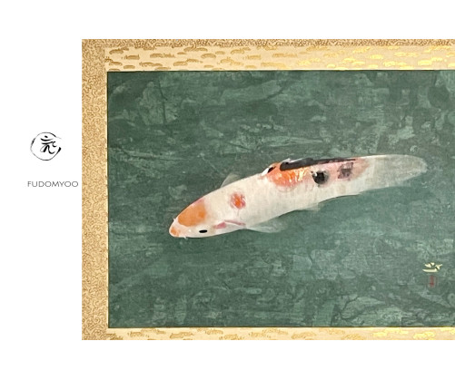 Kakemono Paint Japanese Carp Koi Japan